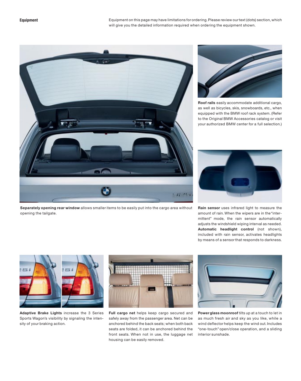 2004 BMW 3-Series Wagon Brochure Page 8